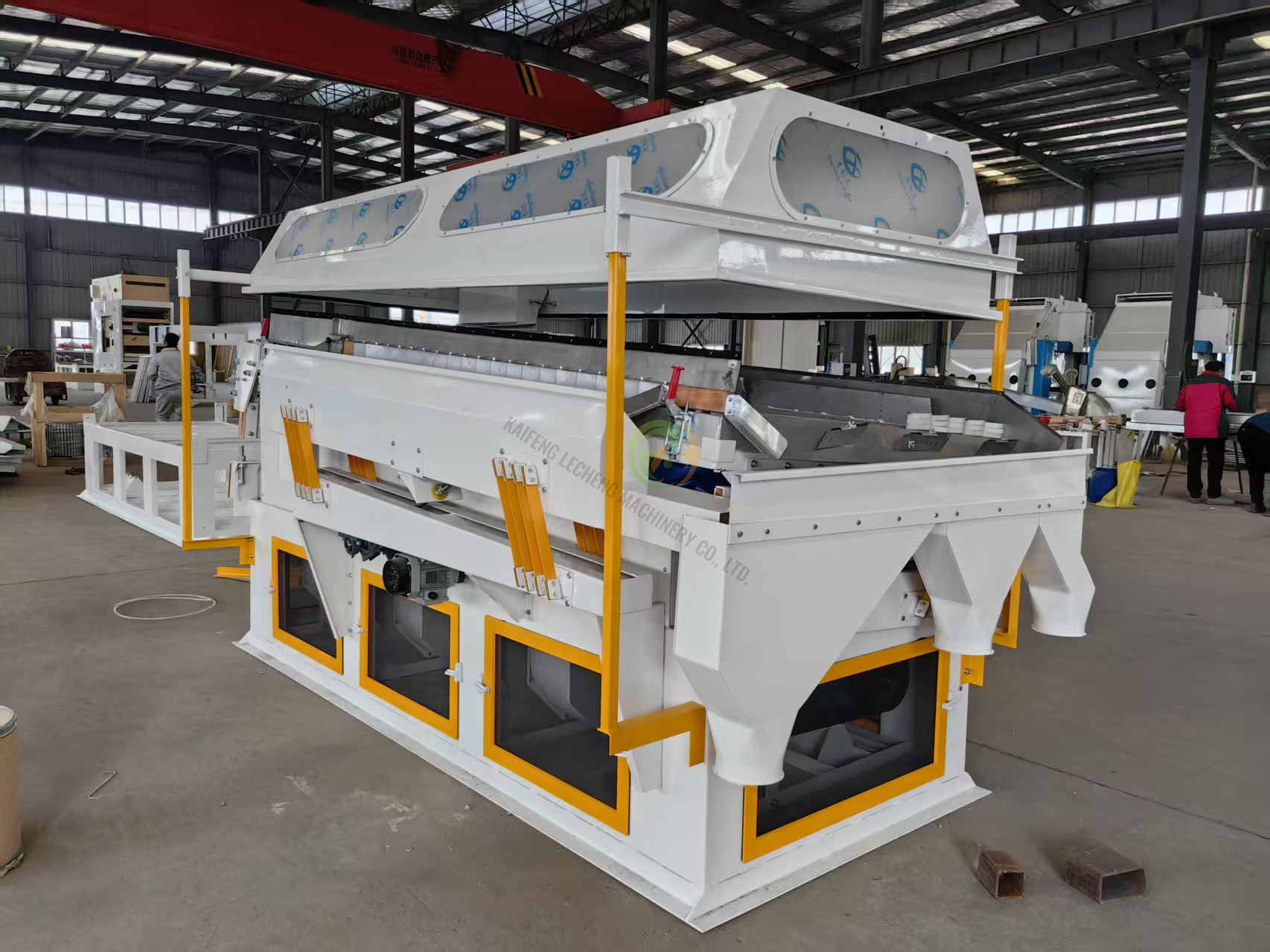 Equipo de clasificación de mesa de gravedad de semillas granulares, máquina separadora por gravedad de semillas de granos agrícolas