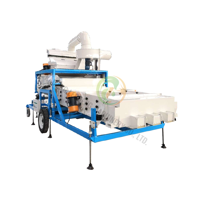 Máquina de selección de selección de limpieza de semillas de cereal combinado de cereal de alta productividad para el girasol de calabaza
