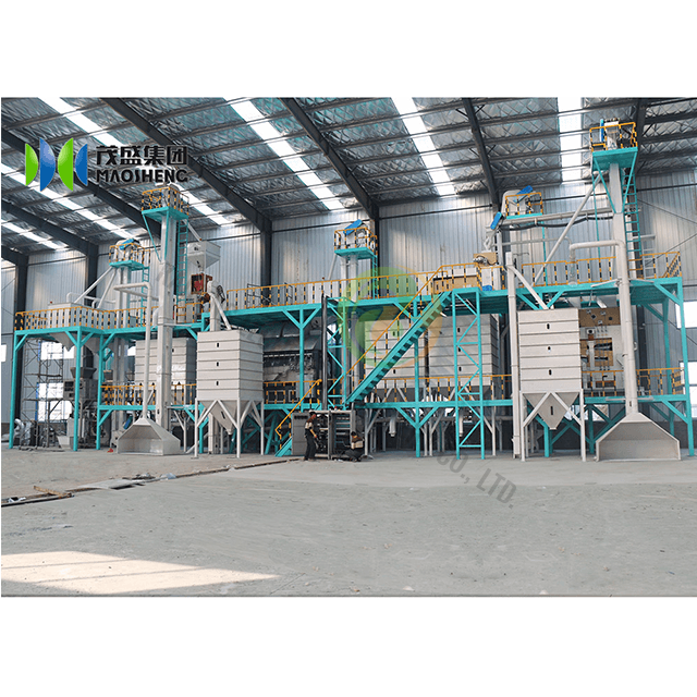 Producción de harina de planta de procesamiento de maíz comercial automatizada