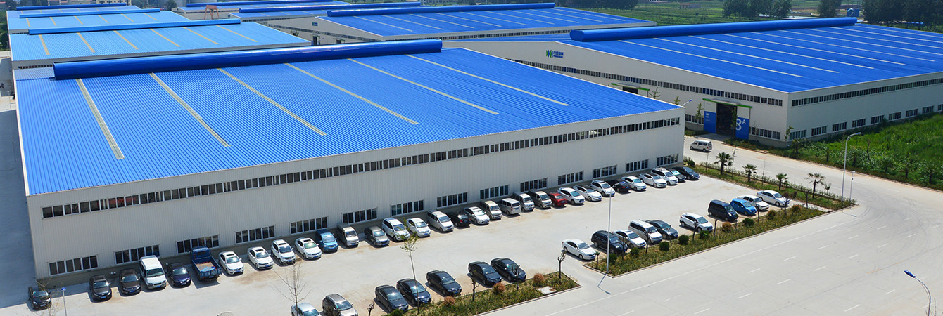 Lecheng Machinery Factory Blue Roof Building