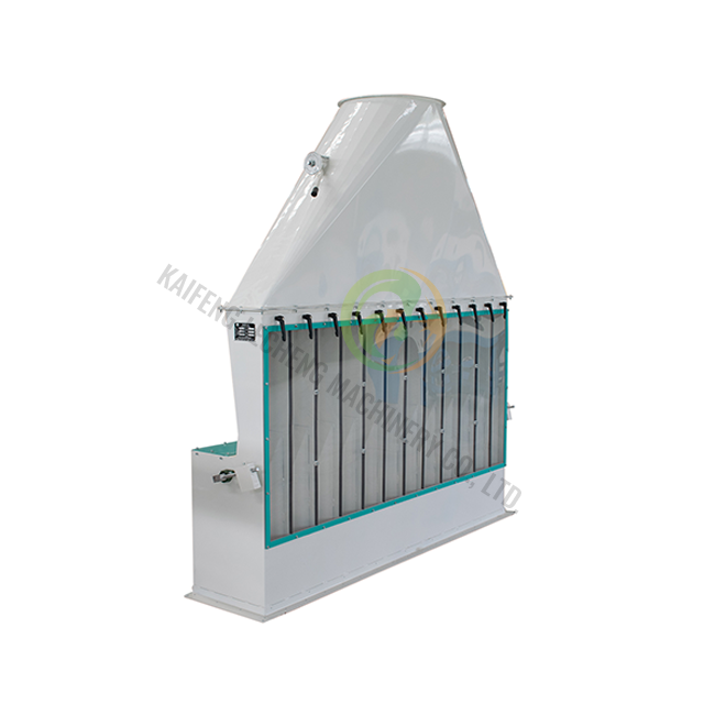 Canal de aspiración de aire de limpieza de granos eficiente