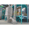 Producción de harina de planta de procesamiento de maíz comercial automatizada