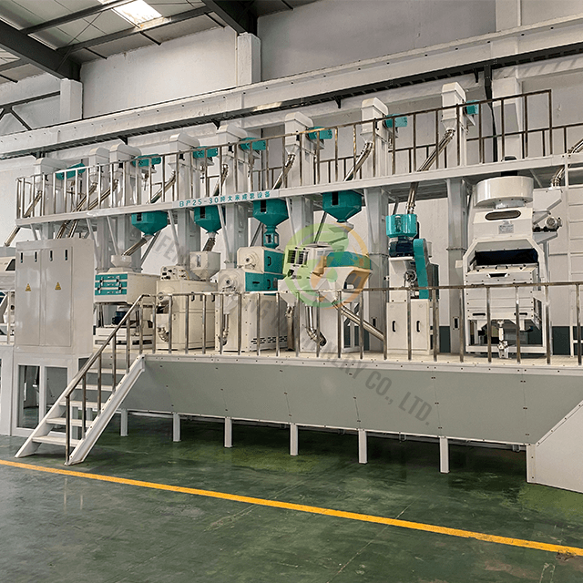 Planta de procesamiento de arroz de arroz automático completo para instalaciones de certificación de arroz orgánico