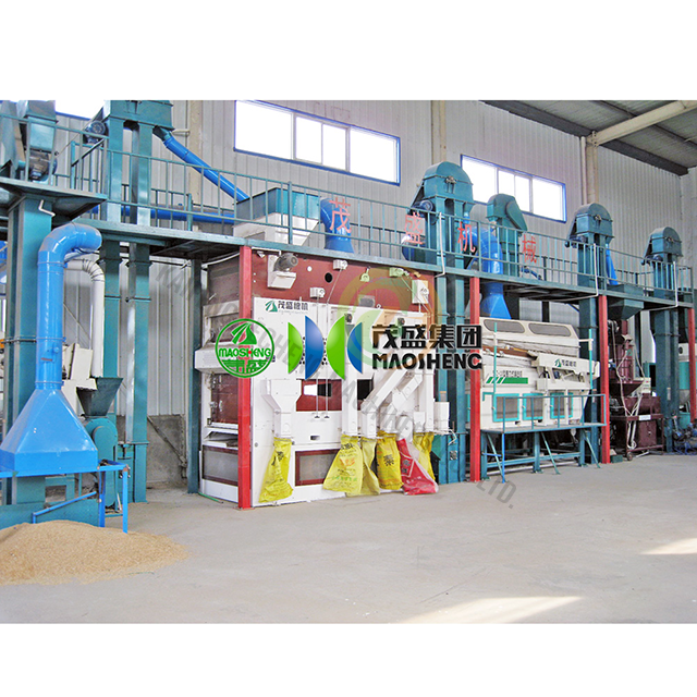 Planta de procesamiento de semillas de trigo automáticas