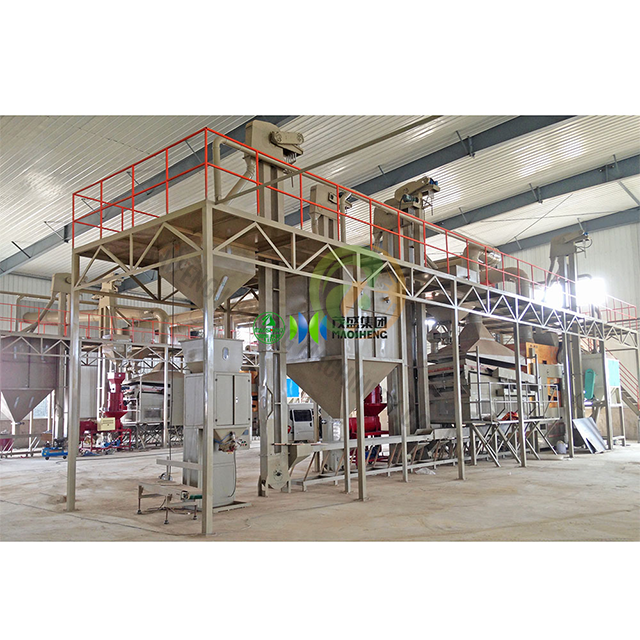 Planta de procesamiento de semillas de trigo automáticas