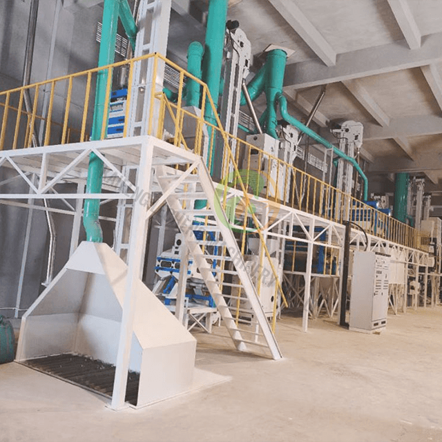 Planta de procesamiento de granos de café duradera