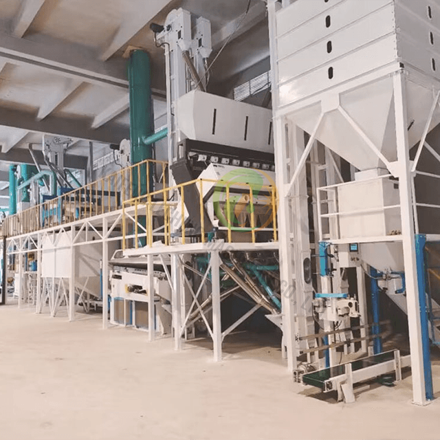 Planta de procesamiento de granos de café duradera