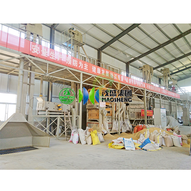 Planta de procesamiento de semillas de trigo automáticas