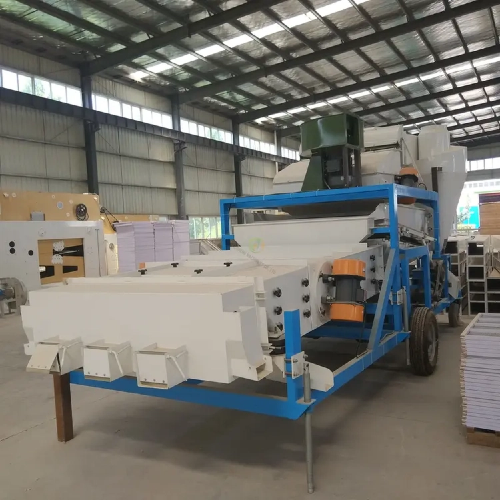 m&aacute;quina m&oacute;vil de limpieza de semillas 